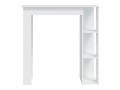 Clicnbuy Mueble Bar | Mesa bar con estante madera contrachapada 102x50x103,5cm