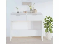 Clicnbuy Consola | Mesa consola de madera contrachapada 90x36x75 cm