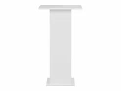 Clicnbuy Mueble Bar | Mesa de bar blanca 60x60x110 cm