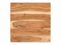 Clicnbuy Mueble Bar | Mesa de bistró cuadrada madera de mango maciza 50x50x75 cm
