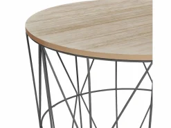 Atmosphera Mesa Auxiliar * Mesa de café de metal calada Negro