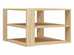 Mesa de centro madera de ingeniería roble Sonoma 58x58x40cm < vidaxl Clearance