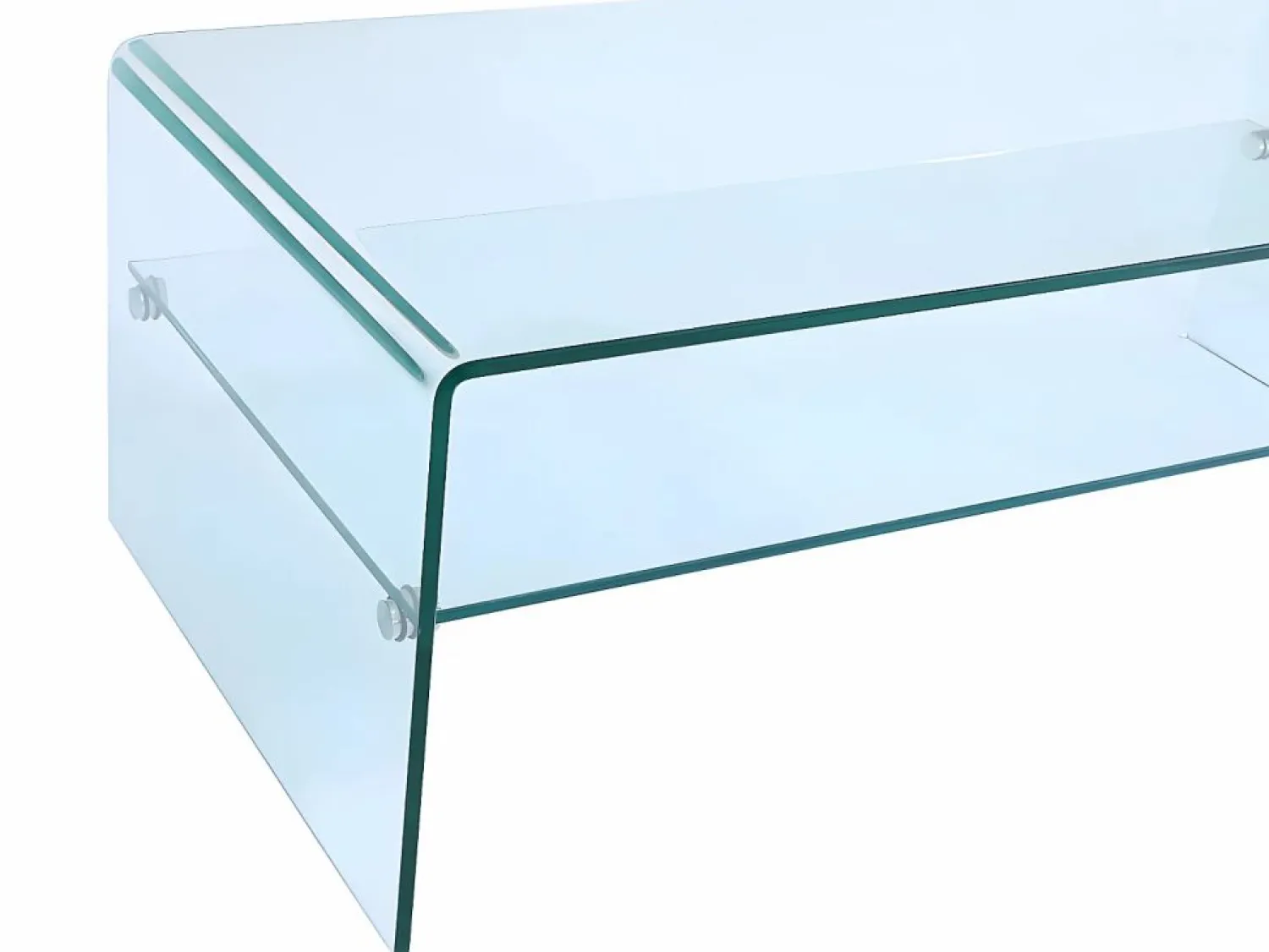 Mesa de centro STILEOS - Doble nivel - Cristal templado < Vente-unique Clearance