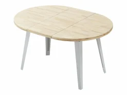 ADEC Mesa Extensible|Mesa De Comedor | Mesa de comedor BergE redonda extensible nordish/ Ø100x76 cm
