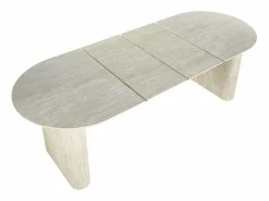 ADEC Mesa Extensible|Mesa De Comedor * Mesa de comedor Pietra diseño extensible 75x150-190-230x90 cm Blanco