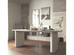 ADEC Mesa Extensible|Mesa De Comedor * Mesa de comedor Pietra diseño extensible 75x150-190-230x90 cm Blanco