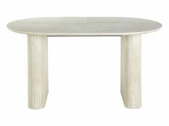 ADEC Mesa Extensible|Mesa De Comedor * Mesa de comedor Pietra diseño extensible 75x150-190-230x90 cm Blanco
