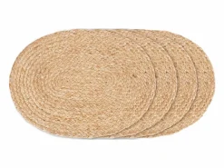 4 mesa ovalada en el yute trenzado 35 x 45 cm < House Nordic Discount