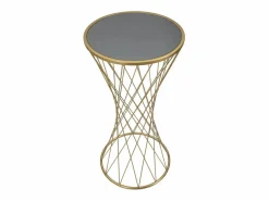 Mesa VKH589, Oro, 40x40x80 cm, Kendra Home < Discount