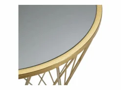 Mesa VKH589, Oro, 40x40x80 cm, Kendra Home < Discount