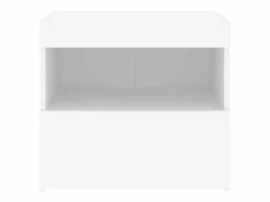 Clicnbuy Mesita De Noche | Mesita de noche con luces LED 50x40x45 cm