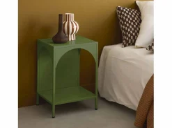 Mesita de noche de estilo industrial verde kaki < Sweeek Best