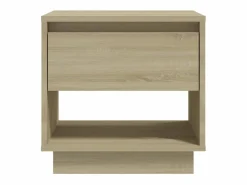 Clicnbuy Mesita De Noche | Mesita de noche madera contrachapada roble Sonoma 45x34x44 cm