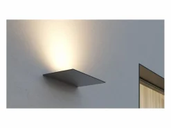 Aplique Para Pared | Mini Pla Corten - Aplique de pared LED de 20 W con interruptor CCT, 2700 K/3200 K/4000 K, aluminio, luz de pared ascendente - Beneito & Faure
