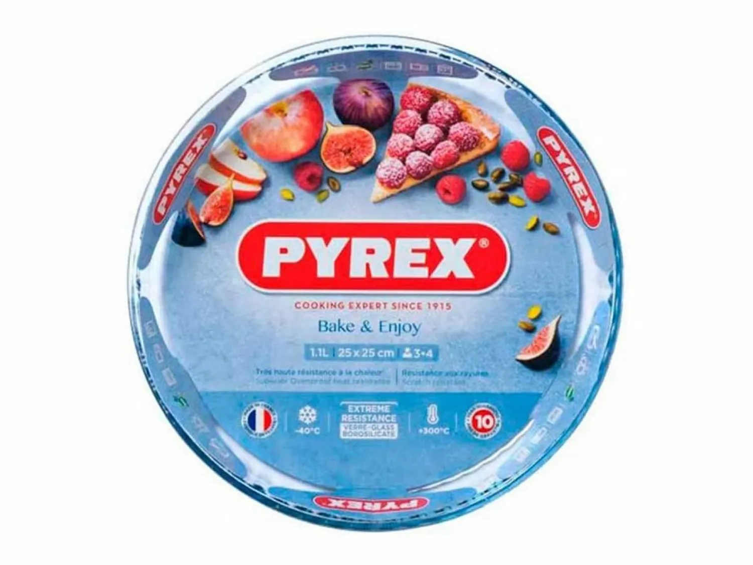 Molde de tarta para horno Classic redondo vidrio Ø25x4 cm < Pyrex New