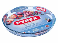 Molde plano de tarta para horno Classic redondo vidrio Ø31x4 cm < Pyrex