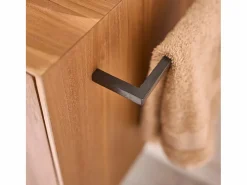 BERAH GETAH Mueble De Aseo | Mueble bajo lavabo de madera de teca maciza flotante 40 cm