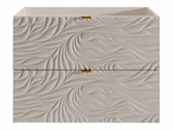 Mueble bajo lavabo suspendido texturizado - - 80 cm - RINAREL < Vente-unique Best