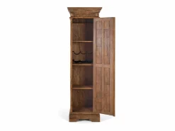 Giner y colomer Mueble Bar * Mueble bar con puerta frontal fabricado en madera de mango Marru00f3n
