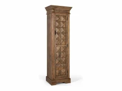 Giner y colomer Mueble Bar * Mueble bar con puerta frontal fabricado en madera de mango Marru00f3n