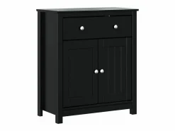 vidaxl Mueble De Pared Para Baño | Mueble de baño BERG madera maciza de pino 69,5x34x80 cm