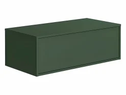 Vente-unique Mueble De Lavabo | Mueble de baño flotante bajolavabo en color mate, L94 x A32 cm, TEANA