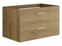 Vente-unique Mueble De Lavabo | Mueble de baño flotante natural claro - 80 cm - KAYLA