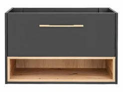 Mueble de baño suspendido antracita para el cuarto de baño - 80 cm - YANGRA < Vente-unique Sale