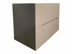 Vente-unique Mueble De Lavabo * Mueble de baño suspendido gris , 80 cm, STEFANIE Topo