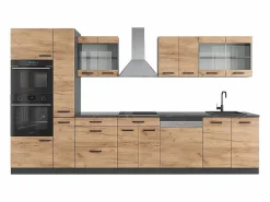 Mueble de cocina oro power roble/antracita 350x46x81.6 r-line < Vicco Hot