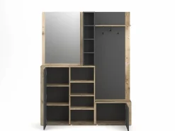 Mueble de entrada Barry antracita/ old style light 150 cm < Hot