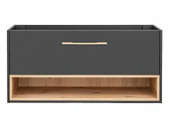 Vente-unique Mueble De Lavabo | Mueble de lavabo antracita para el cuarto de baño - 120 cm - YANGRA - sin encimera
