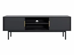 Mueble de TV con 2 puertas y 2 estantes - - DABRIANA < Vente-unique New