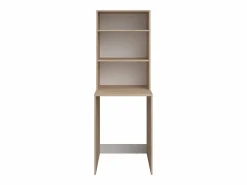 Vente-unique Mueble Para Lavadora | Mueble para el cuarto de la lavadora para lavadora y 2 estantes - L65 x Alt. 184 cm - ERKANO