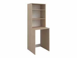 Vente-unique Mueble Para Lavadora | Mueble para el cuarto de la lavadora para lavadora y 2 estantes - L65 x Alt. 184 cm - ERKANO