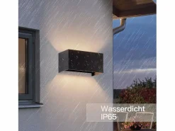 2 Aplicaciones LED para Muro Negras IP65, Luz Blanca Caliente Ajustable G9, para Salón, Jardín, Terraza < NETTLIFE New