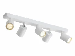 5 focos de techo LED s GU10 llama 330° giratorio lámpara de pared industrial moderna para sala de estar dormitorio sin bombilla < NETTLIFE