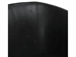 Nykøbing Mors Sillón con taburete cuero sintético < Garden Furniture Discount