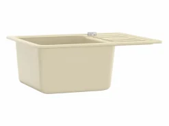 Oksbøl Fregadero de cocina de granito con un seno < Garden Furniture Best