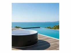 Ospazia Spa hinchable redondo de 6 plazas en Dropstitch - - Diámetro: 200 cm - Filtro y funda incluidos < Sale