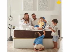 Pack Colchón Descansin + Canapé Abatible 150x200 | Color Chocolate | Maxima Comodidad | Gran Almacenaje < Clearance