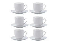 Pack de 6 tazas New Renova Quid con plato porcelana 20cl < New