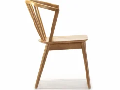 VS Venta-stock Sillas Y Lotes De Sillas * Pack 2 sillas Mura Color Roble, Madera Maciza, 55 x 58,5 x 84 cm Color natural claro