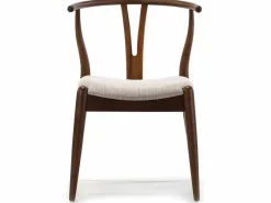 VS Venta-stock Sillas Y Lotes De Sillas | Pack 2 sillas Rustic Color Nogal, Madera Maciza, 55 x 54,5 x 76 cm