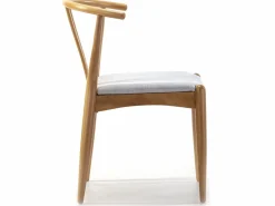 VS Venta-stock Sillas Y Lotes De Sillas | Pack 2 sillas Rustic Color Roble, Madera Maciza, 55 x 54,5 x 76 cm