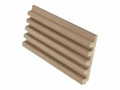 Vente-unique Panel De Pared * Panel de pared 3D, paquete de 3,71 m², color madera natural claro, juego de 8 piezas, TATIANA Color natural claro