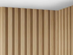 Vente-unique Panel De Pared * Panel de pared 3D, paquete de 2,83 m², color madera natural, juego de 8 piezas, FLINT Color natural claro
