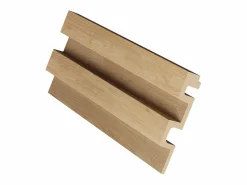 Vente-unique Panel De Pared * Panel de pared 3D, paquete de 2,83 m², color madera natural, juego de 8 piezas, FLINT Color natural claro
