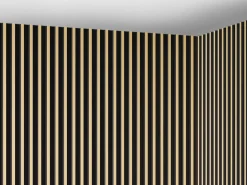 Vente-unique Panel De Pared * Panel de pared 3D, paquete de 2,83 m², negro y dorado, juego de 8 piezas, CLINTON Negro / Dorado