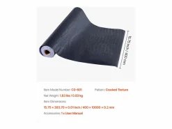 Papel Pintado|Papel Pintado * Papel Pintado Adhesivo de Pared SucceBuy, 40 cm x 10 m, Rollo Papel Pintado Autoadhesivo Vinilo, Motivo Textura Agrietada Negra, para Revestimiento de Pared Negro